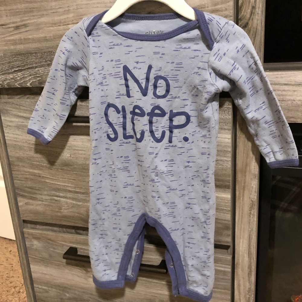 Chickpea one piece footless body suit 3-6 mo